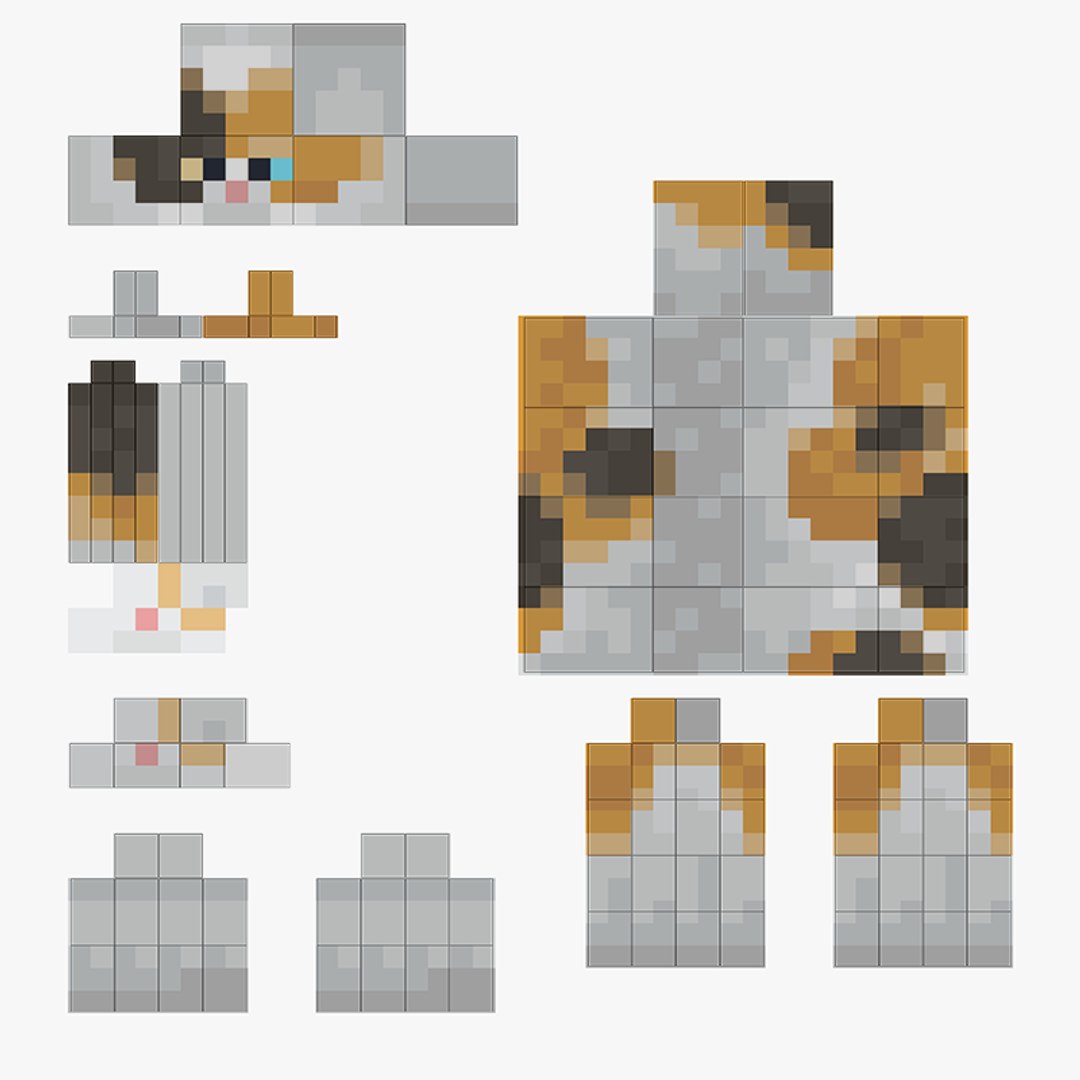3D model Minecraft Cat All Skins and Ocelot Collection Rigged 3D Model Game Ready 4K PBR https://p.turbosquid.com/ts-thumb/q1/Uxe8sr/ul/uvcv/png/1789044062/1920x1080/fit_q87/da91487b1b1af1fb420d18e9ce73874e6054bf66/uvcv.jpg