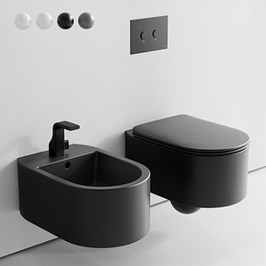 3D model Ceramica Flaminia Astra Wall-Hung WC