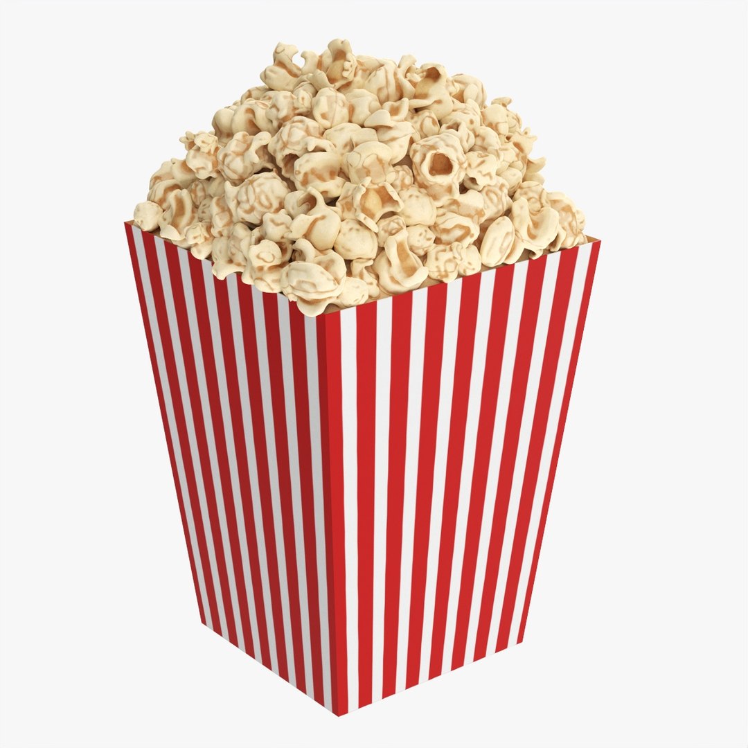 3D model Large popcorn box - TurboSquid 1756763