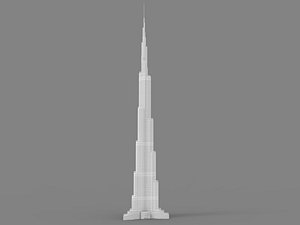 Burj Khalifa 3D Model
