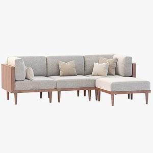 Bellanest Soto Modular Sectional Sofa Chaise Lounge Corner Module with Cushion