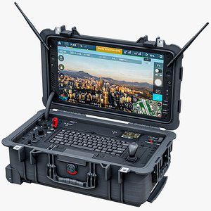 UAV Drone Ground Remote Control Station PBR 3D model