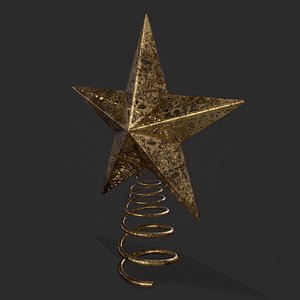 3D Christmas Tree Star