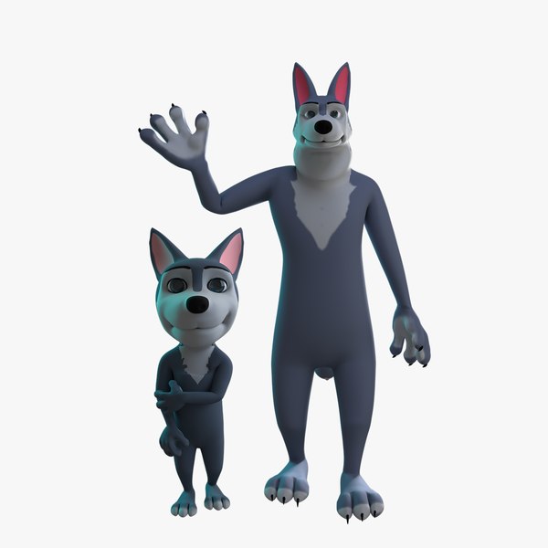 3D Stylized Woves Rigged