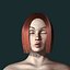 woman female girl 3d model