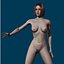 woman female girl 3d model