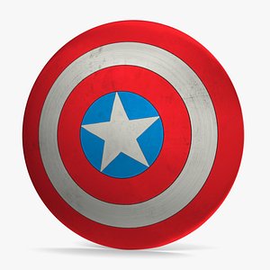 Captain America Cartoon Shield
