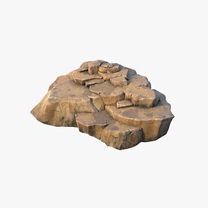 realistic rock pbr 03 3D model