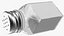 Square Glass Salt Shaker