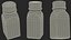 Square Glass Salt Shaker