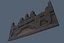 angkor wat decor element 3d obj