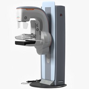 Mammograph Siemens Mammomat Revelation Rigged for Maya 3D