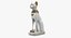 Estátua de gato egípcio branco