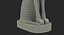 Estátua de gato egípcio branco