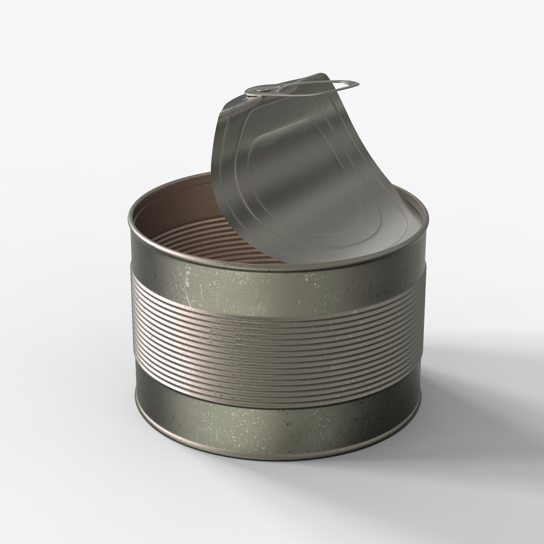 Opened Conserve Box 3D - TurboSquid 1267413