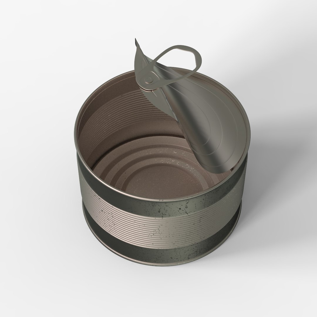 Opened Conserve Box 3D - TurboSquid 1267413