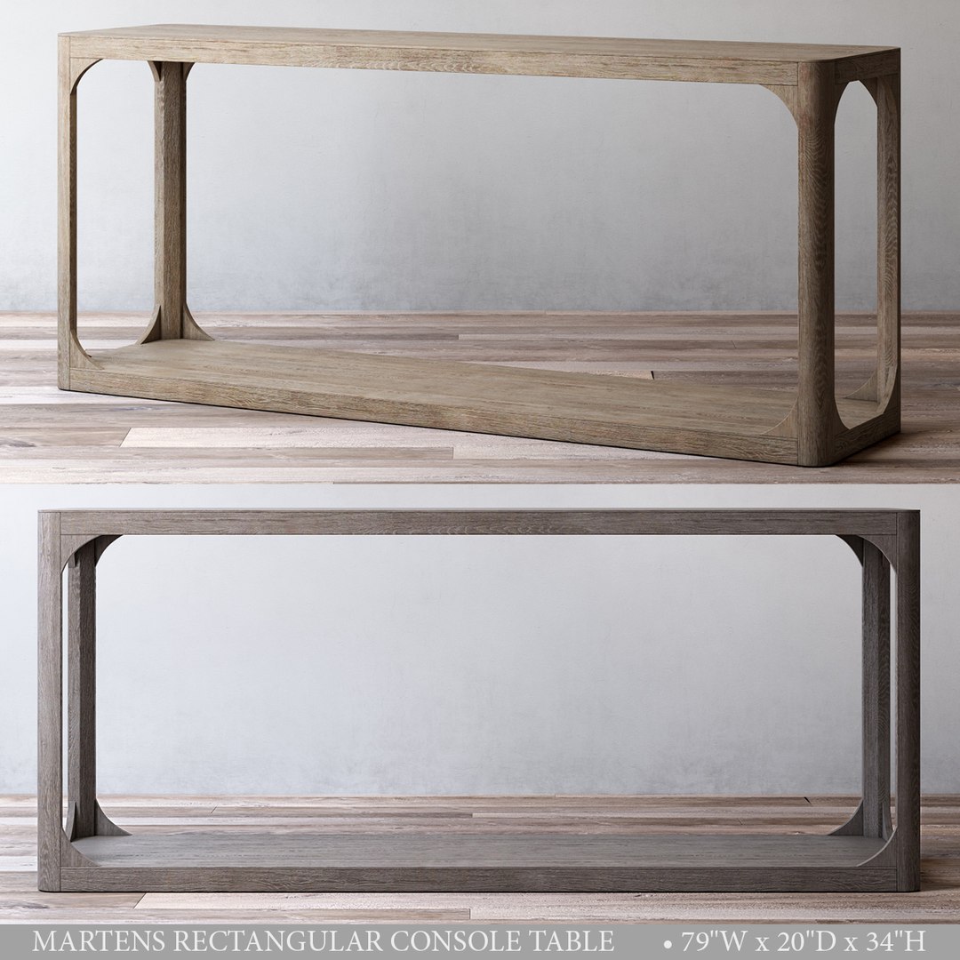 Rh console shop table