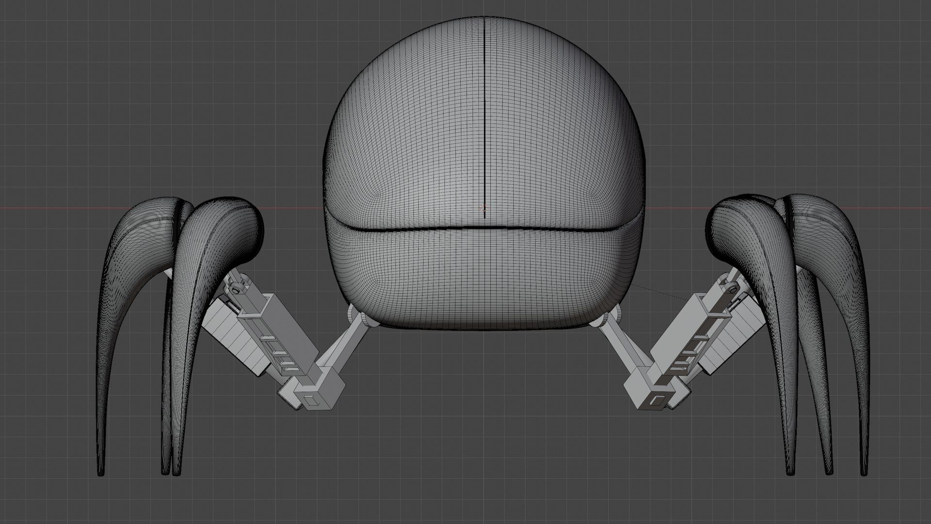SPIDER ROBOT 3D model https://p.turbosquid.com/ts-thumb/q1/r8XH3m/oW/wireframe4/png/1784651664/1920x1080/fit_q87/c07bf16fd82817fe43af8b20e15d6ed48126cf38/wireframe4.jpg