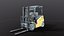 3D Used Modern Electric Forklift