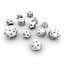 Polyhedral Dice Set - White