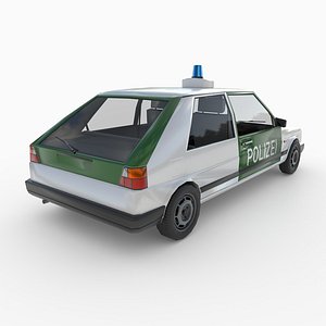 hatchback police 3D model