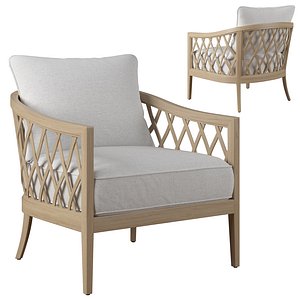 3D greystone chair model