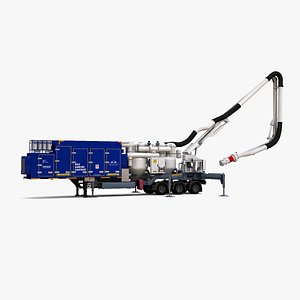 3D ariel pneumatic ship model