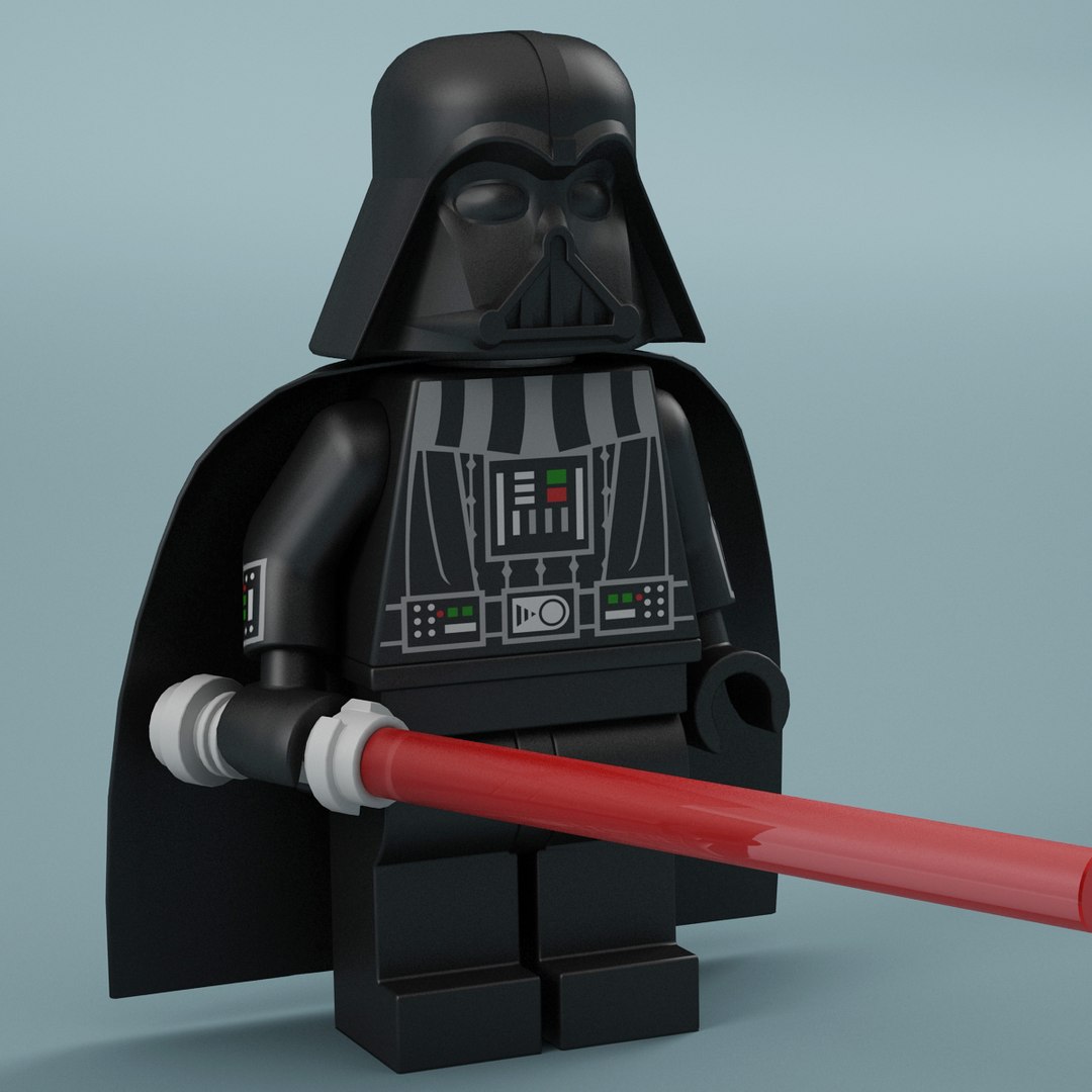 Lego Darth Vader 3d Model