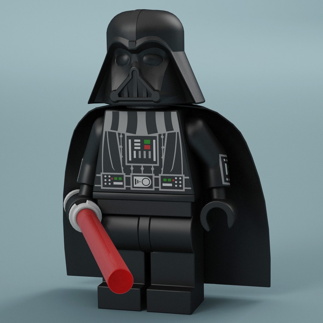 Lego Darth Vader 3d Model