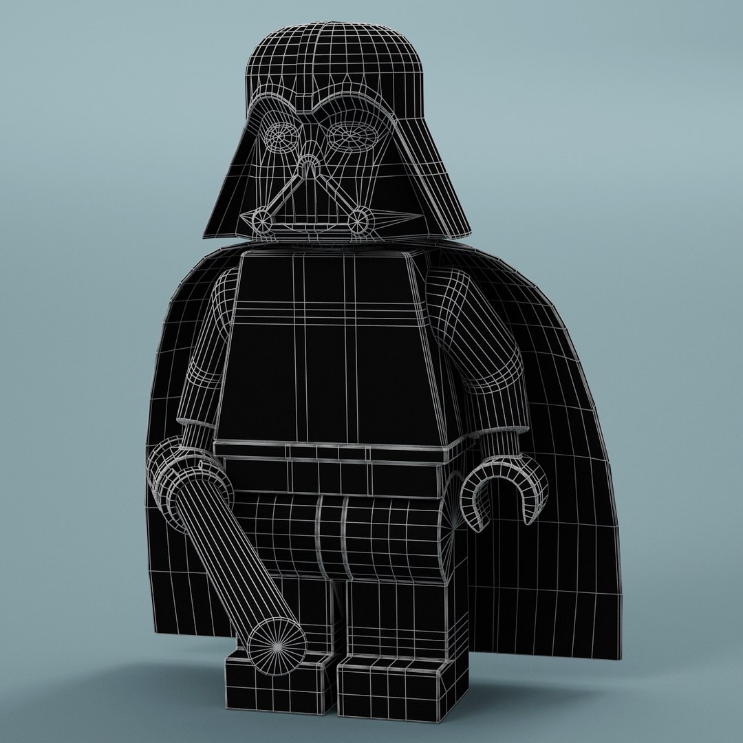 Lego Darth Vader 3d Model
