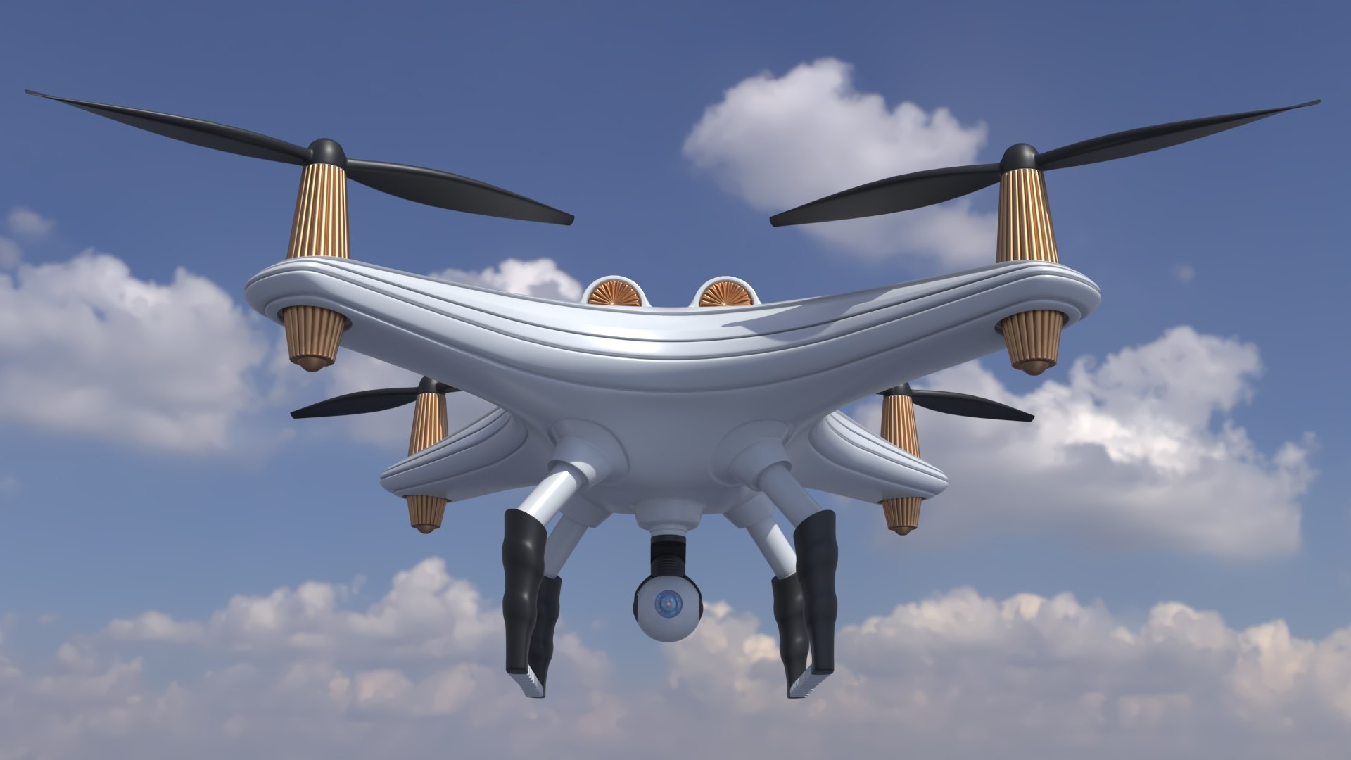 3D Generic Steampunk Drone https://p.turbosquid.com/ts-thumb/q1/vHZpEw/2Y/futuristicdronepresentationimage_01/jpg/1775135547/1920x1080/fit_q87/bf1b7eeacefbdcd36e1839b90558faab14a657b4/futuristicdronepresentationimage_01.jpg