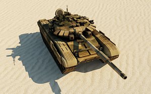 t72 t-72b3 russian tank 3D model