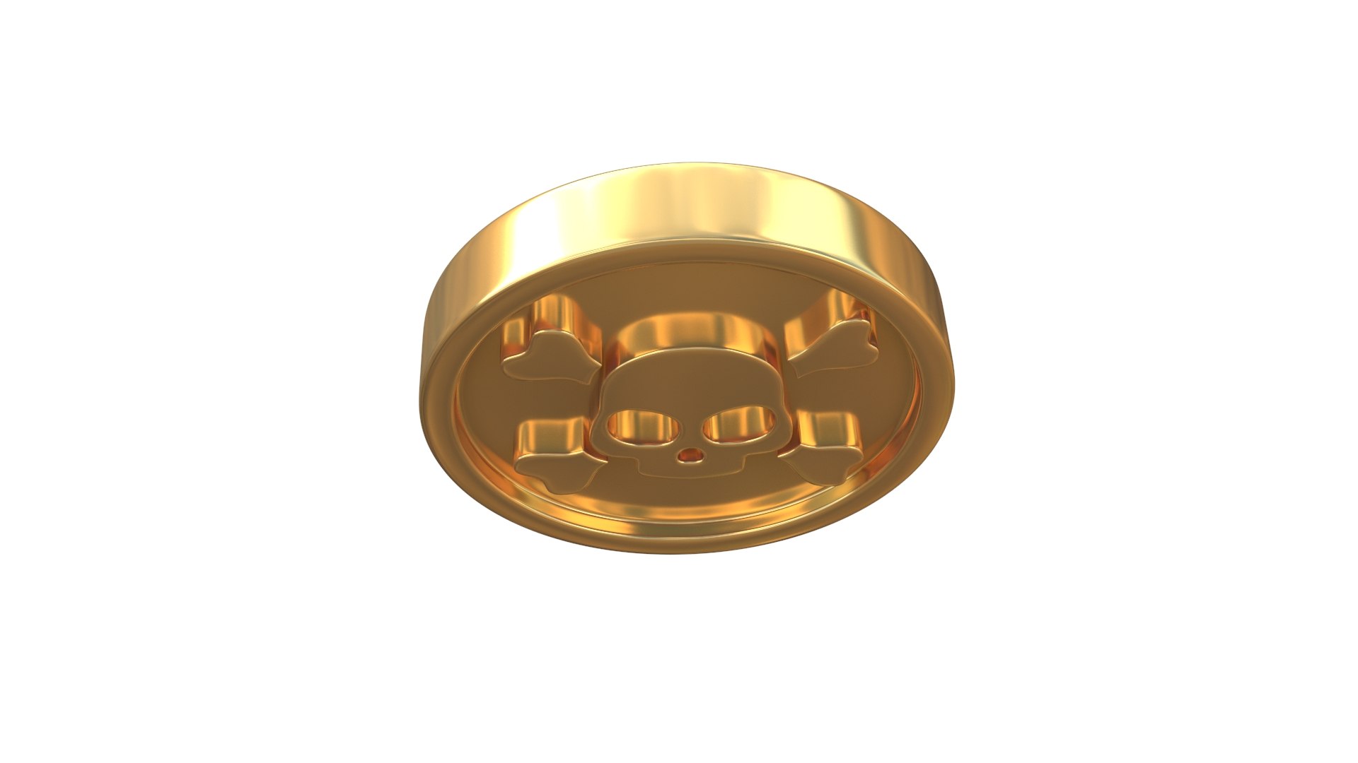 3D Model Pirate Coin - TurboSquid 2285571