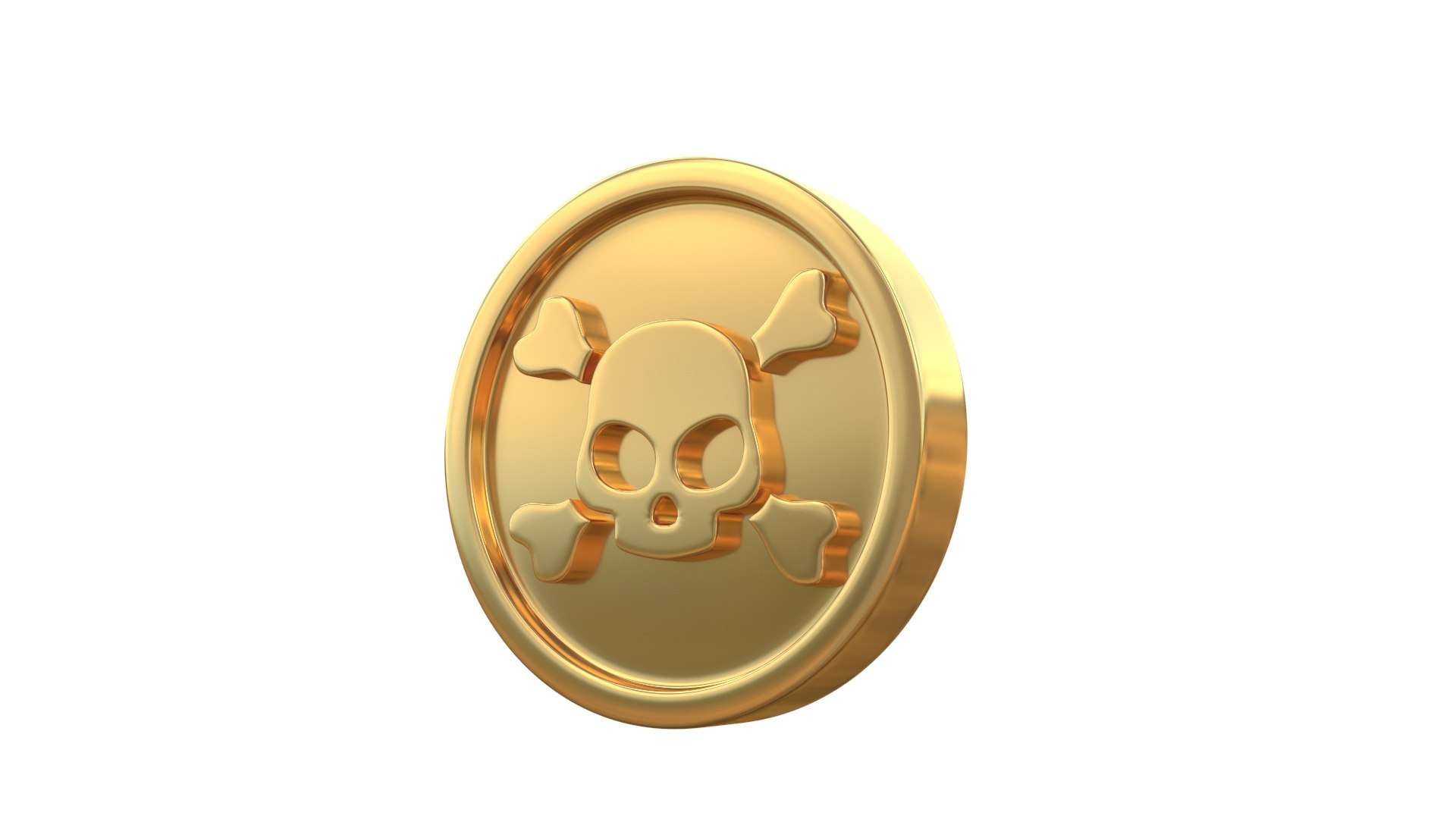 3D Model Pirate Coin - TurboSquid 2285571