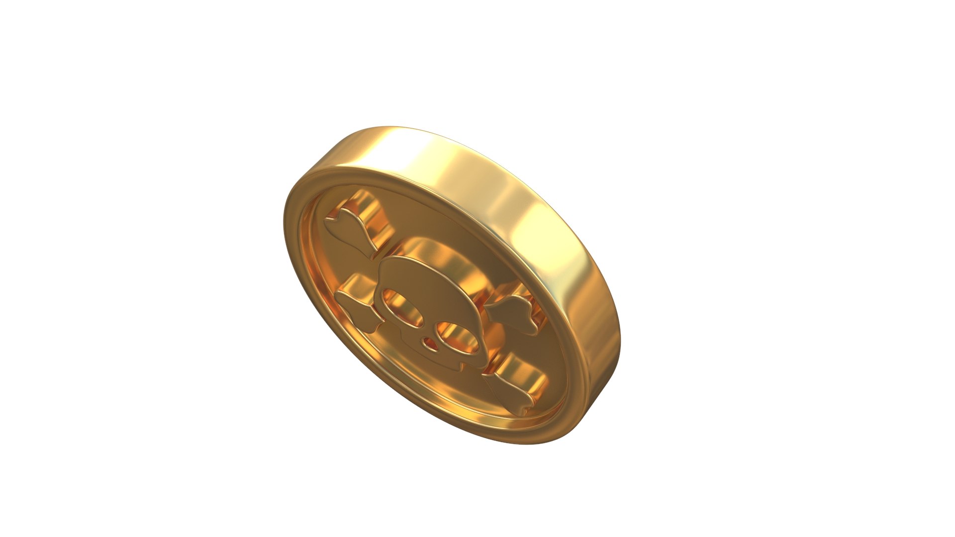 3D Model Pirate Coin - TurboSquid 2285571