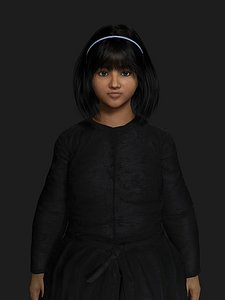 3D AAA 3D REALISTIC CHARACTER - ASIAN BROWN SKIN TEENAGER model