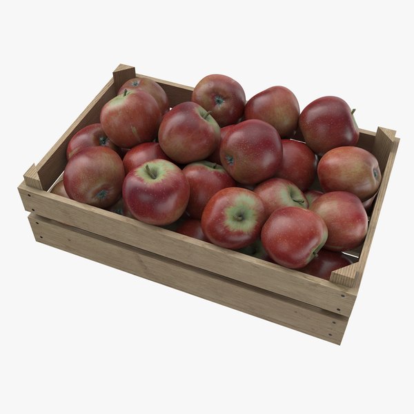 3D Apple Crate - TurboSquid 1887942