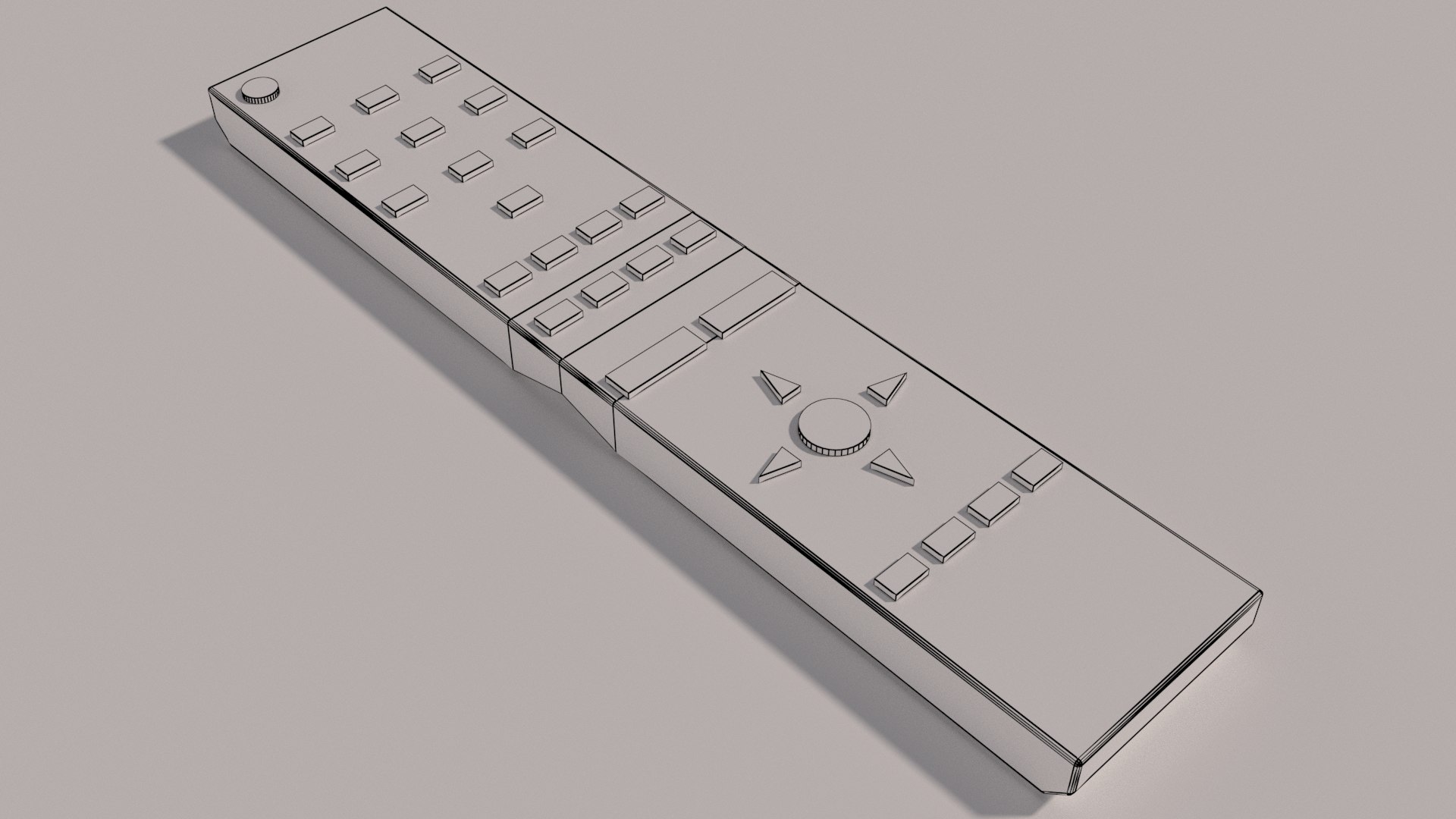 tv-control-remote-mando-a-distancia-televisor-3d-model-turbosquid-2329492