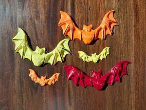 Flexy Fidget Bat and Halloween decoration model