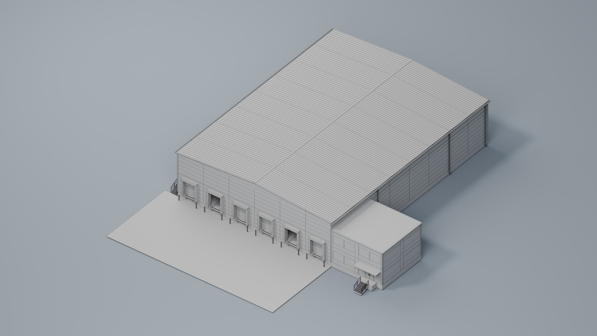 Warehouse Loading Docks with Two Layouts and Animation 3D model https://p.turbosquid.com/ts-thumb/q2/6iG0c5/8C/modularlogisticswarehouse_wire_01_primary/png/1791471154/1920x1080/fit_q87/889d6c2f0dbb5afb789869b6dcd179e9cc43882b/modularlogisticswarehouse_wire_01_primary.jpg