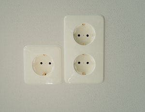 3D electric socket model