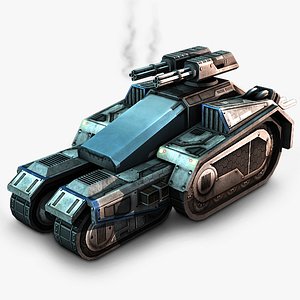 sci-fi tank 3d 3ds