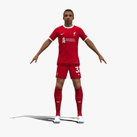 3D Rigged Joel Matip Liverpool 2024