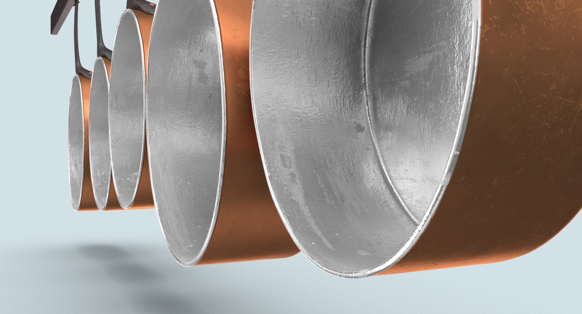 3D Kitchen Pan Rack 01 - TurboSquid 1312739