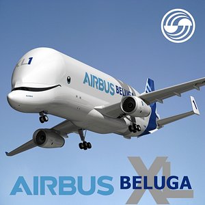 airbus beluga xl 3D model