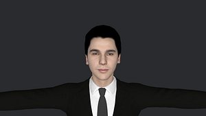 3D model Austin Mahone Hyper Realistic Full Body Fully Rigged 3D Character