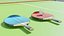 Lowpoly Tischtennisschläger