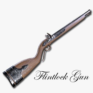 Flintlock Gun model