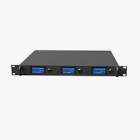 19-Inch Rack Mount Basic Case 1U 3xLCD