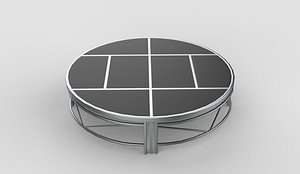 3D model portable circular stage 3D model